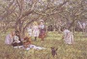 James Charles The Picnic USA oil painting artist